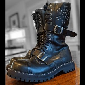 STEEL brand Steel toe combat boots